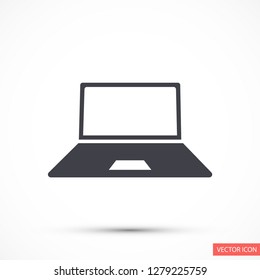 a laptop vector icon 10 eps