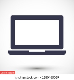 un icono vector portátil 10 pasos