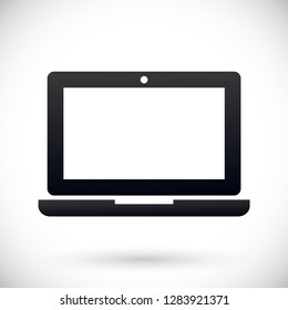 a laptop vector icon 10 eps