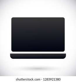 a laptop vector icon 10 eps