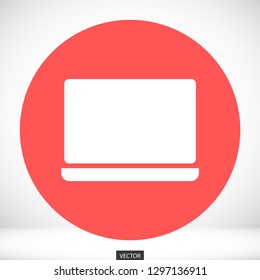 a laptop vector icon 10 eps