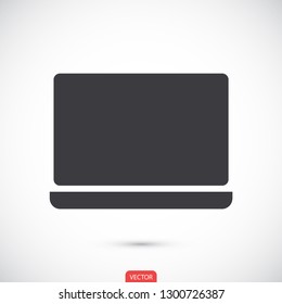 a laptop vector icon 10 eps