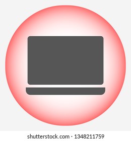 a laptop vector icon 10 eps