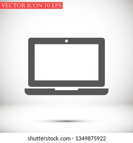 a laptop vector icon 10 eps