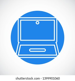 laptop vector icon. 10 EPS Design