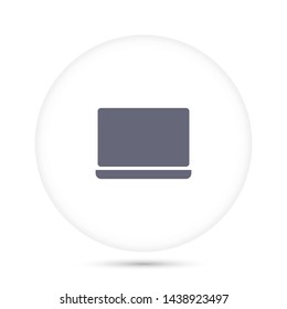 a laptop vector icon 10 eps