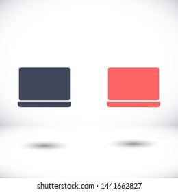 a laptop vector icon 10 eps