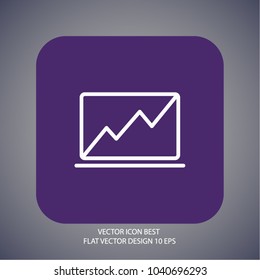 Laptop Vector icon