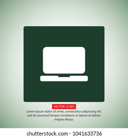 Laptop  vector icon