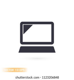 Laptop  vector icon