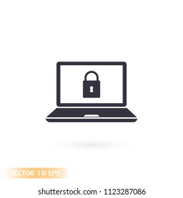 Laptop  vector icon
