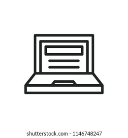 laptop vector icon