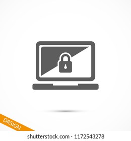 Laptop  vector icon 