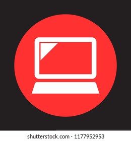 Laptop  vector icon