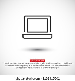laptop vector icon