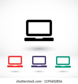 Laptop  vector icon
