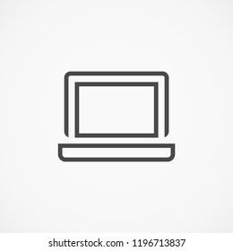 laptop vector icon