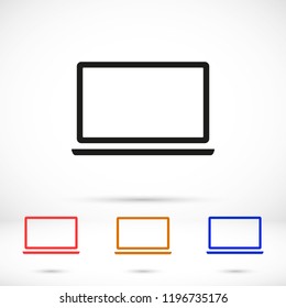 Laptop Vector icon