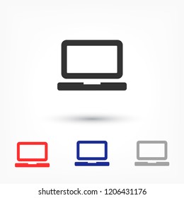 Laptop  vector icon