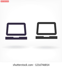 Laptop  vector icon