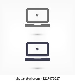 Laptop  vector icon