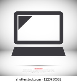 Laptop  vector icon