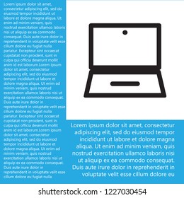 laptop vector icon