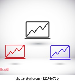 Laptop Vector icon