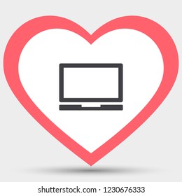 Laptop Vector icon
