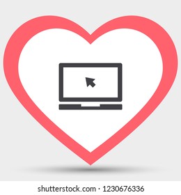 Laptop Vector icon