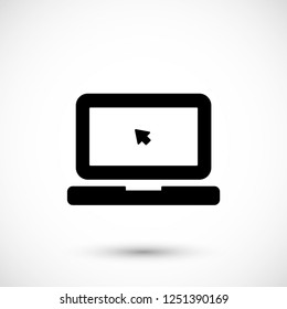 Laptop  vector icon