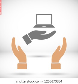  laptop vector icon 