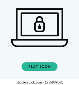 Laptop vector icon