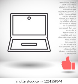 laptop vector icon