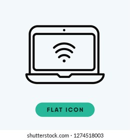 Laptop vector icon