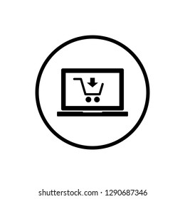 Laptop vector icon