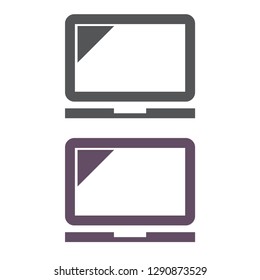 Laptop  vector icon