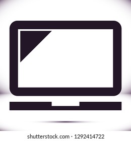 Laptop  vector icon