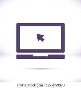 Laptop Vector icon