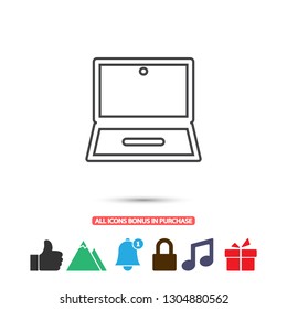 laptop vector icon