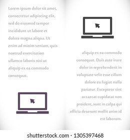 Laptop Vector icon