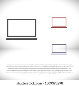 Laptop Vector icon