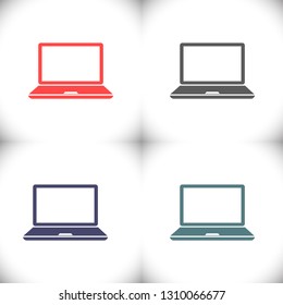 Laptop  vector icon