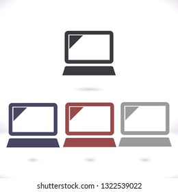 Laptop  vector icon