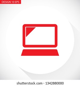 Laptop  vector icon