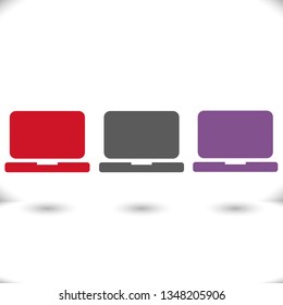 Laptop  vector icon