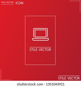 laptop vector icon