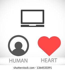 Laptop Vector icon
