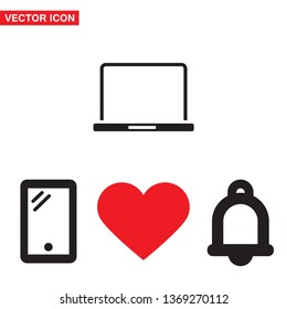 Laptop Vector icon
