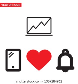 Laptop Vector icon